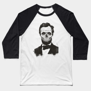 Dead Lincoln (b&w) Baseball T-Shirt